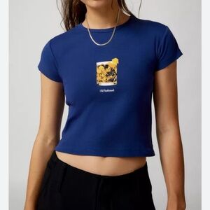 Urban Outfitters Navy Blue T-Shirt